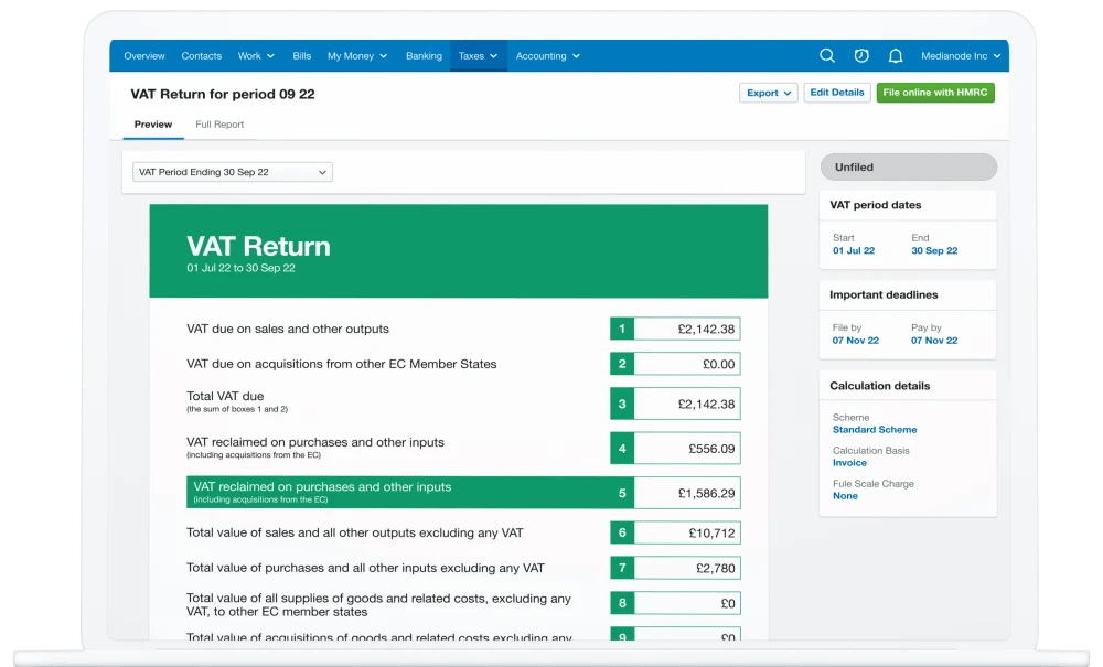 FreeAgent Review And FreeAgent Discount Code laptop 002 light vat