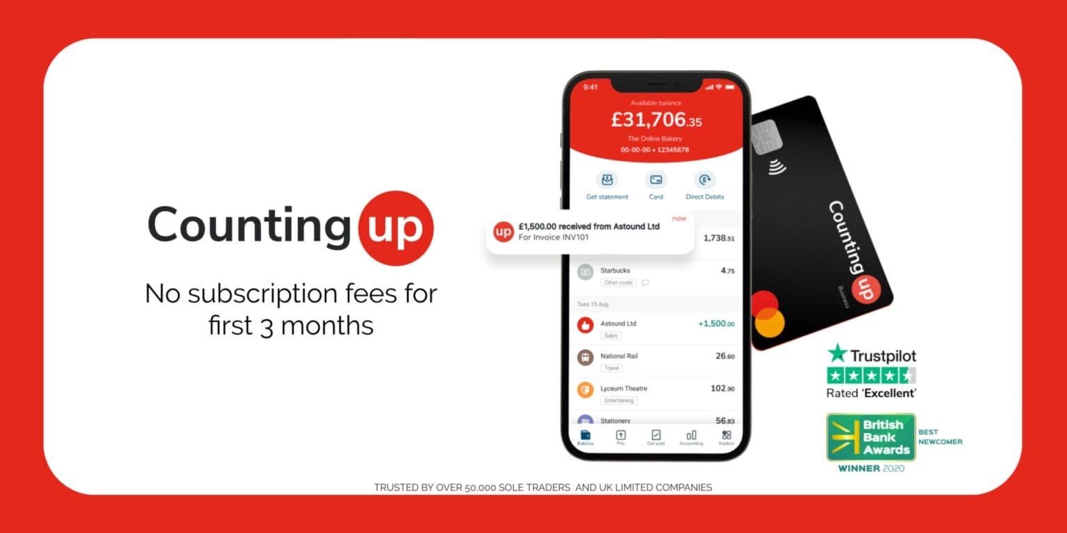 Countingup Business Account Review: Features, Fees & Banking Insights | CountingUp Hero